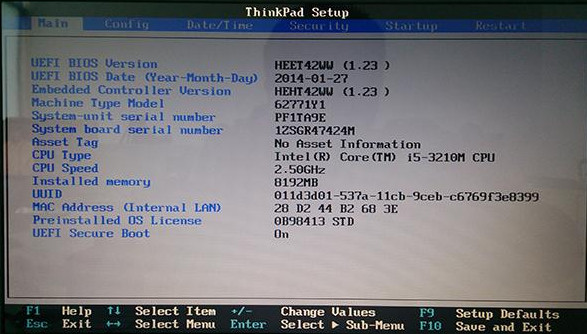 thinkpad筆記本更改硬盤ahci模式