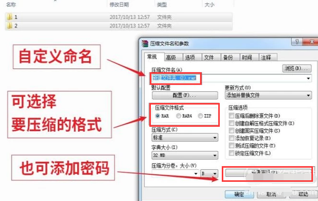 電腦壓縮文件夾