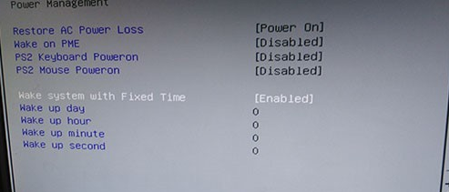 自動(dòng)開機(jī)