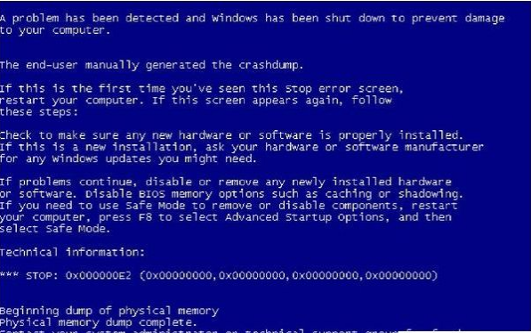 藍(lán)屏開(kāi)不了機(jī)