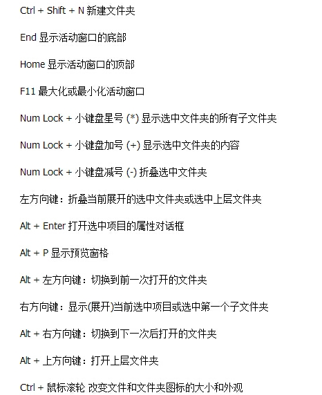 快捷鍵使用大全