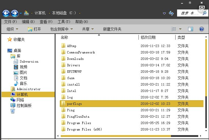 perflogs可以刪除嗎