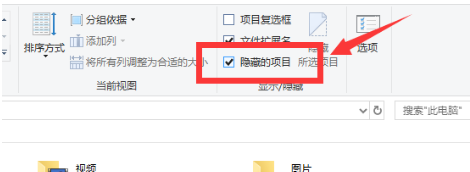 顯示隱藏文件夾