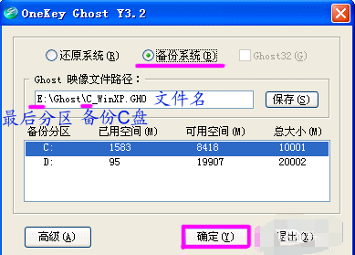onekey一鍵還原教程